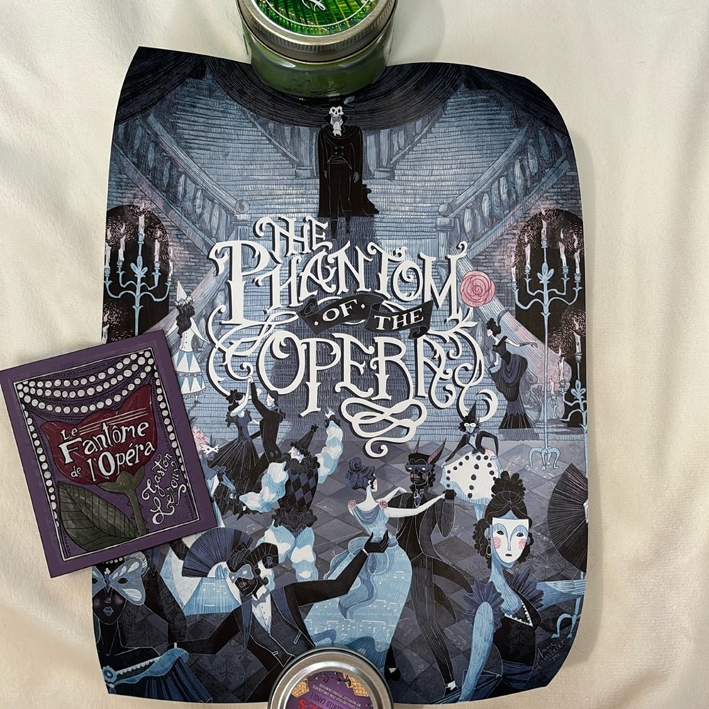 Owl Crate Phantom of the Opera Poster Print and Magnet